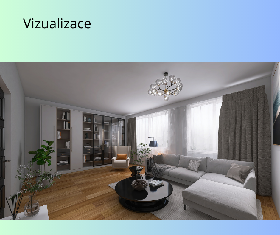 Virtuální staging - vizualizace